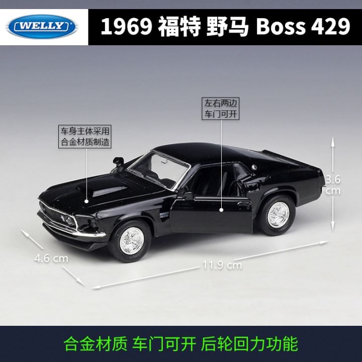 welly-1-36-1969-ford-mustang-boss-429-scale-classic-car-pull-back-car-model-car-metal-diecast-alloy-sports-car-toy-car-for-b134