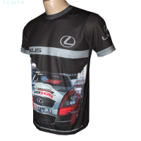 Racing 2023！New！Lexus Black T-shirt - Ukuran S-2XL High quality products （Freeprinting of names）