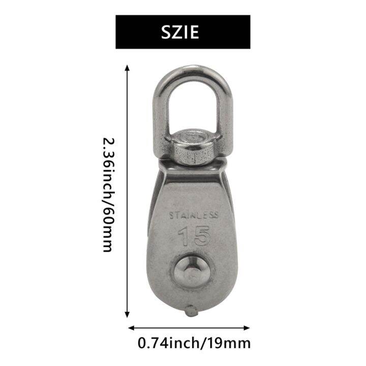 4pcs-single-pulley-block-m15-stainless-steel-small-pulley-roller-for-rope-cord-in-outdoor-360-swivel-silver-pulley