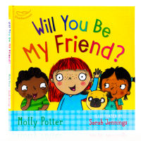 Can you be my friend? Will You be My Friend? English original picture book parent-child interaction picture book childrens emotional catharsis friendship topic discussion hardcover Molly Potter book