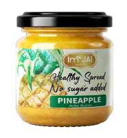 แยมสับปะรด ไม่ใส่น้ำตาล Jam Pineapple No Sugar 220g.vegan,Ketogenic