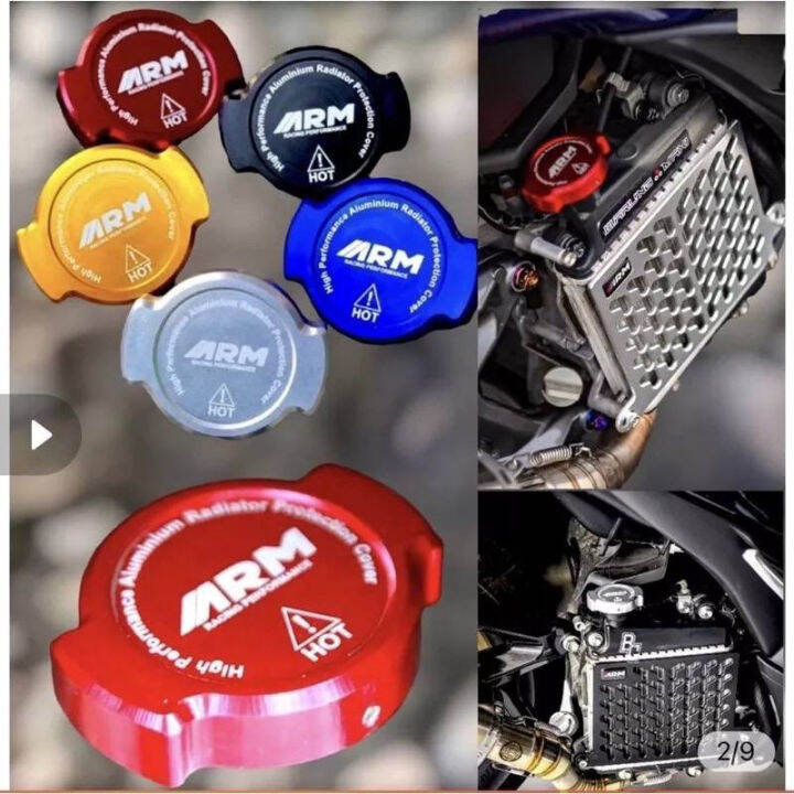 ARM Radiator CAP RADIATOR ARM CAP FULL CNC NMAX NVX AEROX PCX VARIO CBR ...