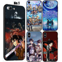 8VZ Attack on Titan Eren อ่อนนุ่ม High Quality ซิลิโคน TPU Phone เคสโทรศัพท์ ปก หรับ iPhone 7 8 11 12 13 14 Pro XS Max SE X XR Plus SE