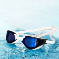 SWROW Professional Waterproof Plating Clear Double Anti-Fog Swim Glasses Anti-UV Men Women Eyewear Swimming Goggles With Case