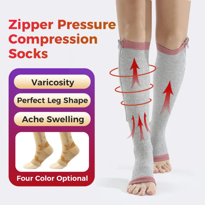 Thigh High Close Toe Medical Compression Stockings Varicose Veins Stocking