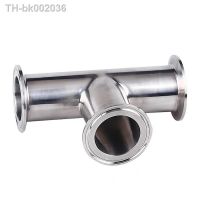 ✓ 1Pcs 19mm-108mm O/D 304 Stainless Steel Sanitary Ferrule 3 Way Tee Connector Pipe Fitting 1.5 -4 Tri Clamp