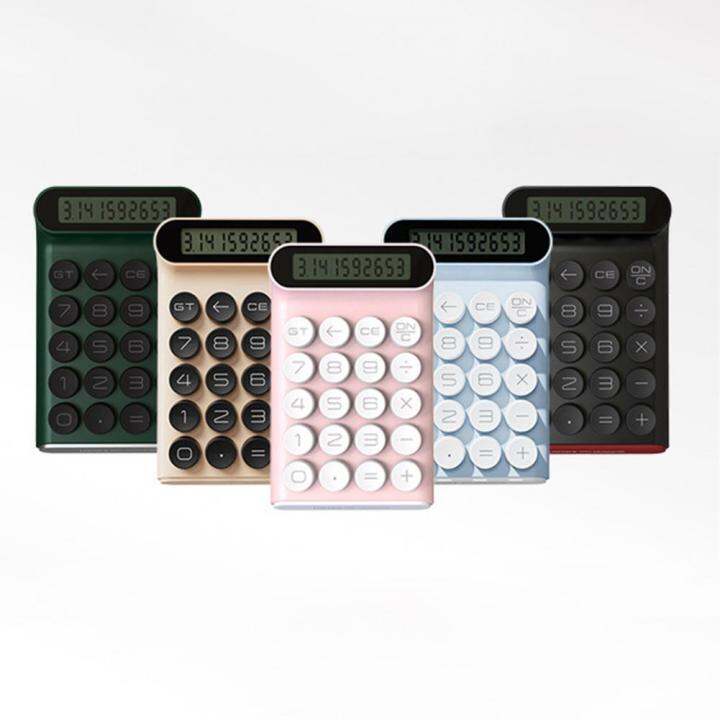 1-set-green-axis-calculator-creative-recessed-keycap-design-office-calculator-pocket-size-handheld-calculator-for-school