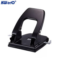 KW-Trio 09780 เครื่องเจาะกระดาษ 30 แผ่น (คละสี) 2-Hole Punch สำหรับเข้าแฟ้ม มีไม้วัดขนาดกระดาษ ตุ๊ดตู่ สำนักงาน โรงเรียน