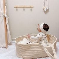 [COD] Baby going out to sleep artifact newborn baby sitting a car portable sleeping basket nap nest flat bed