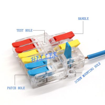 Special Offers Mini Fast Wire Connectors Universal Compact Wiring Cable Push-In Conductor Small Terminal Block Cable Splitter Led Light Conecto