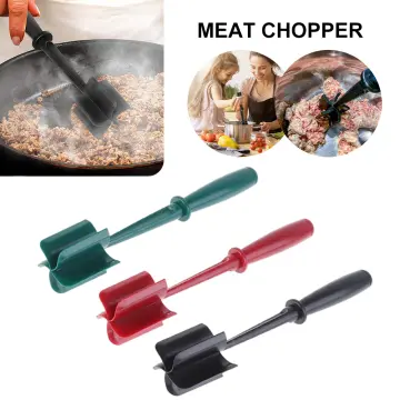  Meat Chopper for Hamburger, Premium Heat Resistant Masher and  Smasher for Ground Beef, Ground Turkey and More, Nylon Ground Beef Chopper  Tool and Meat Fork, Non Stick Mix Chopper: Home 