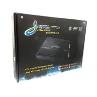 CAR AMPLIFIER เพาเวอร์แอมป์ติดรถยนต์ดีๆ JOHNNIE MONITOR รุ่น JM-200.2 CLASS AB 2CH สีดำ เครื่องเสียงติดรถยนต์,เพาเวอร์ติดรถยนต์,เพาเวอร์แอมป์ติดรถยนต์