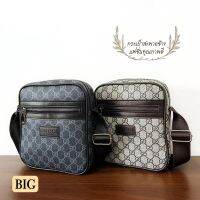 กระเป๋าสะพายข้างผู้ชาย A02-2# GUCCI Fashion ขนาดใหญ่/BIG หนัง PU