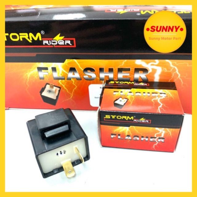 สินค้าขายดี-รีเลย์ไฟเลี้ยวแต่ง-storm-rider-แบบปรับได้-12v-สำหรับมอเตอร์ไซค์ทุกรุ่น-ราคาถูก-อะไหล่แต่งมอเตอร์ไซค์-อุปกรณ์แต่งรถมอเตอร์ไซค์-อะไหล่รถมอไซค์-อะไหล่จักรยานยนต์