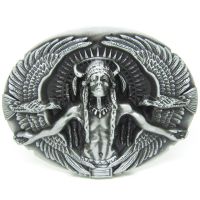 Western Popular Indian Chief Head Fashion Zinc Alloy Male Belt Buckle Belts