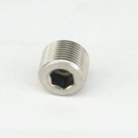 M22x1.5mm Male SS304 Stainless Steel Countersunk End Plug Internal Hex Head Socket Pipe Fitting Pipe Fittings Accessories