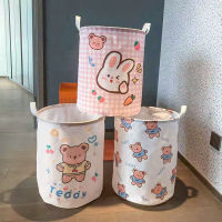 Home Dirty Laundry Basket Cute Animal Foldable Toy Storage Bag Picnic Clothes Basket Box Cotton Wash Clothes Box Baby Organizer