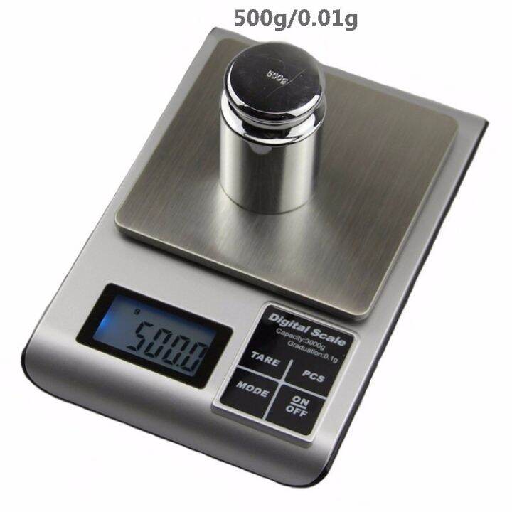 Digital Scale 500g/0.01g Portable Pocket Mini LCD Balance Weight Scale