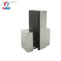 2pcs Adjustable F Glass Clamp Fit 5-20mm Thickness Cabinet Glass Clip Shelf Support Brackets Zinc Alloy Glass Shelf Holder