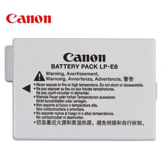 Discreto contacto autor Canon LP-E8 battery for canon EOS 700D 600D 650D 550D camera | Lazada PH