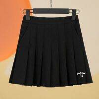 southcape Embroidery Logo Ladies Golf Skirt with Safety Pants Breathable Fitness Tennis Elastic Pleated Skirt Golf Wear Women