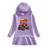 Blaze And The Monster Machines เสื้อกันหนาวชุดผ้าฝ้าย100% 2-8ปีเสื้อกันหนาวชุดฤดูใบไม้ร่วงการ์ตูนสาวแฟชั่นแขนยาวเสื้อผ้าเด็ก