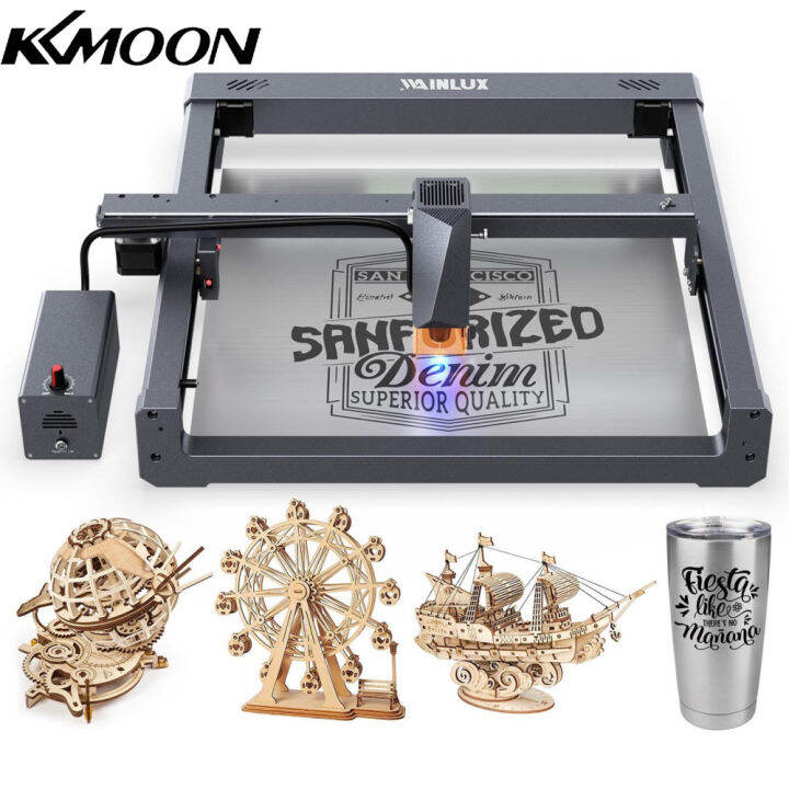 KKmoon WAINLUX L6 Grafir Laser 10W Laser Power High-Speed Air Membantu ...