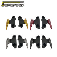 SEMSPEED รถจักรยานยนต์ด้านข้างขายึดกระจกมองหลังอะแดปเตอร์เมาท์สำหรับ Yamaha XMAX125 XMAX 125 2021-2022