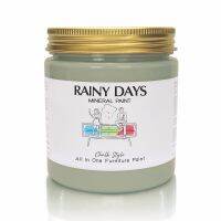 Chalk Paint ,Rainy Days Mineral Paint  ( Oyster Bay ) -สีทาเฟอนิเจอร์- สำหรับงาน DIY  -วินเทจ-ปกปิดดี ไม่มีกลิ่น ใช้งานง่าย ชนิดทา