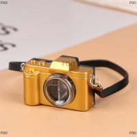 FOO 1/6 1/12 dollhouse Miniature Retro Camera สำหรับตุ๊กตาของเล่นตกแต่ง accessoires