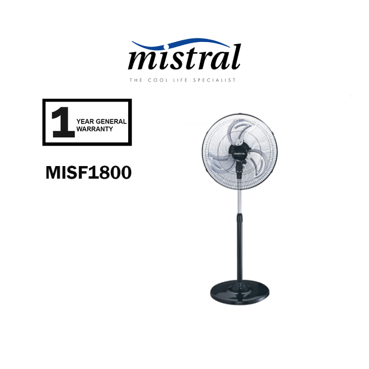 MISTRAL 18" Industrial Stand Fan MISF1800 3 Speed / 20'' MISF2000 Kipas ...