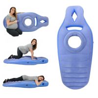 Yoga Mat For Pregnant Women Comfortable Flocking PVC Inflatable Mattress With Hole Exercise Home Sports Gym Fitness Pilates Pads