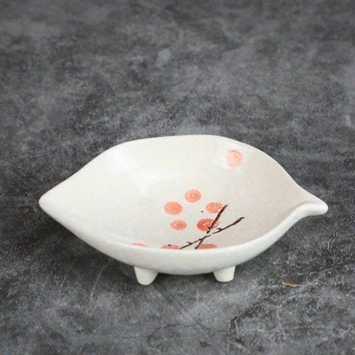 jh-cross-border-hamster-ceramic-bowl-honey-bag-flower-branch-mouse-hedgehog-squirrel-food-animal-anti-bite