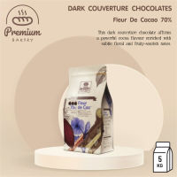 Cacao Barry | Fleur de Cao™ "Origine Rare" 70%, Dark Couverture Chocolate Discs - 5 KG