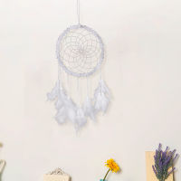 【cw】MS0019ins Powder 、 White Two-Color Sweet Girlish Flowers Dreamcatcher Birthday Gift Feather Ornaments 【hot】