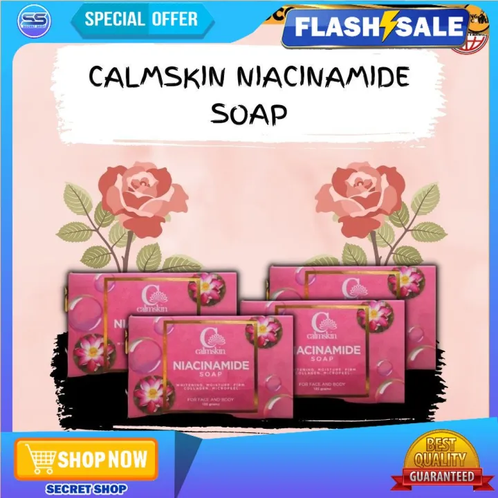 ORIGINAL CALMSKIN NIACINAMIDE SOAP WHITENING SOAP FOR WHOLE BODY SOAP