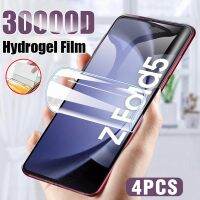 4PCS 30000D Curved Soft Hydrogel ฟิล์มป้องกันหน้าจอไม่ใช่สำหรับ Samsung Galaxy Z Fold5 5G พับ5 Sansung ZFold5 F946B 7.6"