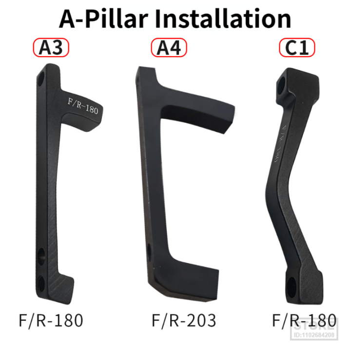 ซูม-mtb-ดิสก์เบรกอะแดปเตอร์160180203มิลลิเมตรโรเตอร์เป็น-pm-ab-ถึง-pm-a-เบายึดโพสต์เมาคาลิปเปอร์แปลง