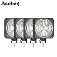 Aeobey 27วัตต์แถบไฟ Led ไฟแฟลช Led ไฟรถยนต์สำหรับ Led บาร์ออฟโร้ด SUV รถ A รถแทรกเตอร์เรือรถบรรทุกรถขุดหลอดไฟทำงาน12โวลต์24โวลต์