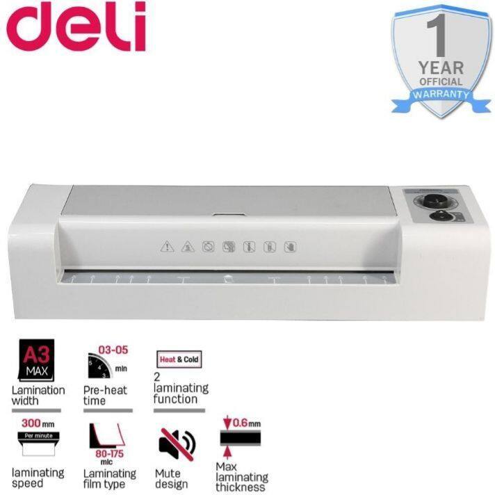 deli-3892-laminator-เครื่องเคลือบบัตรและเอกสารขนาด-a3-ของแท้