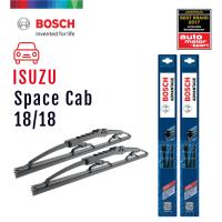 Bosch ใบปัดน้ำฝน Isuzu Space Cab 2.5 Diesel Turbo ปี 95 - 04 รุ่น Advantage ขนาด 18 นิ้ว และ 18 นิ้ว คุณภาพสูง ปัดสะอาด อีซุสุ สเปสแคป 2.5 Diesel Turbo