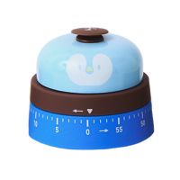 P82E Cute Kitchen Timer Mechanical Reminder Call Bell 60 Minutes Countdown Cooking