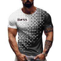 2023 Mens T-shirt Short Sleeve Polka Dots Print T-shirt Mens Top Brand New Brand Mens 3D T-shirt Short Sleeve