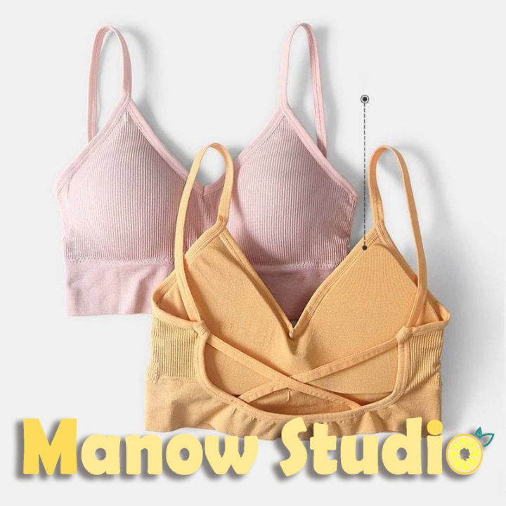 manow-studio-1236-บราสายเดี่ยว-เสื้อกล้าม-สายเดี่ยว-บราสายเดี่ยวแบบสวม