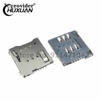 1pcs MUP-C792 Original Micro SIM Card Connector Patch Self-piercing 6 1 P SIM Card Slot Socket