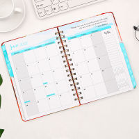 2022 A5 Daily Weekly Planner Agenda Bandage Spiral Notebook Weekly Goals Habit Schedules Stationery Office School Supplie