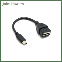 JointFlowers Mini USB MALE TO USB FEMALE Car OTG CABLE Adapter สำหรับกล้องวีดีโอ