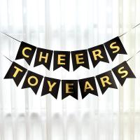 CHEERS TOYEARS  happy birthday banner party supplies wedding bachelorette party  bachelorette party decorations Banners Streamers Confetti