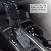 Car PU Carbon Look Gear Shift Knob Cover for Ford EcoSport Escape / Fusion /C-Max Energi Wagon / Fiesta / Focus