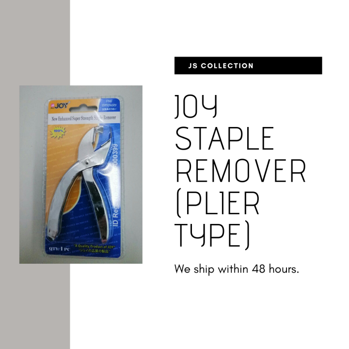 Joy Staple Remover (Plier Type) Lazada PH